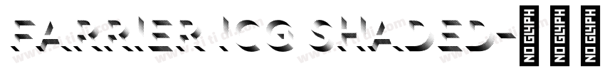 Farrier ICG Shaded字体转换